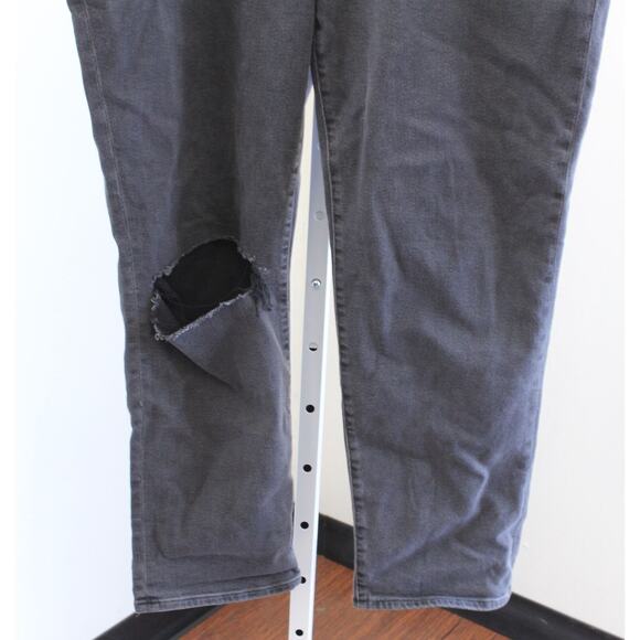 NWT Madewell The Tall Girl Jean in Adolpha Wash Ripped Knee Size 33 T 33 Tall - Picture 7 of 10